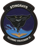 Officially Licensed US Navy VT-35 Stingrays Leather Patch