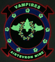 VX-9 Vampires Party PVC Glow Patch