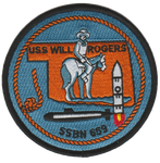 USS Will Rogers SSBN-659 Patch