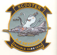 US Navy A-4 Skyhawk "Scooter Trouble Shooter" Patch