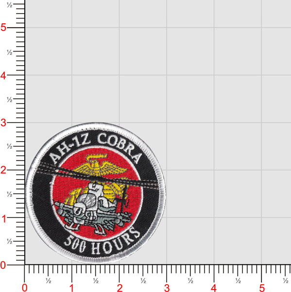 Officially Licensed USMC AH-1Z TMS Hours Patches