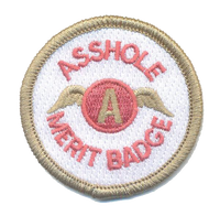 A**hole Merit Badge Patch