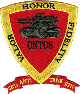 Officially Licensed USMC 3rd Anti-Tank Battalion Patch