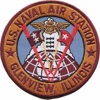 Officially Licensed Naval Air Station NAS Glenview Patch