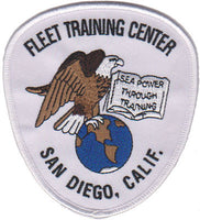 Officially Licensed US Navy Fleet Training Center San Diego CA Patch