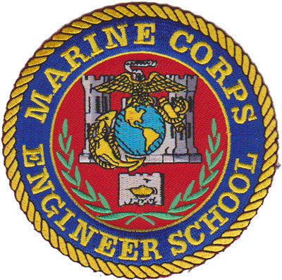 Officially Licensed USMC MCES Engineer School Patch