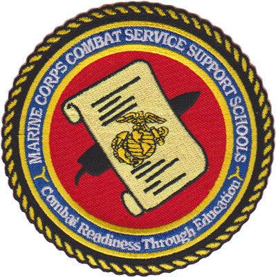 Officially Licensed USMC Combat Support Schools Patch