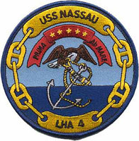 Officially Licensed US Navy USS Nassau LHA-4 Patch