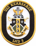 Officially Licensed US Navy USS Kearsarge LHD-3 Patch