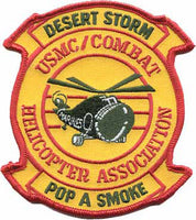 Officially Licensed Desert Storm Pop-A-Smoke Patch