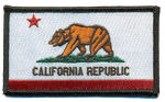 California Flag Ball Cap Patch