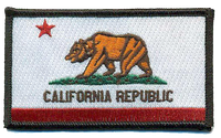 California Flag Ball Cap Patch