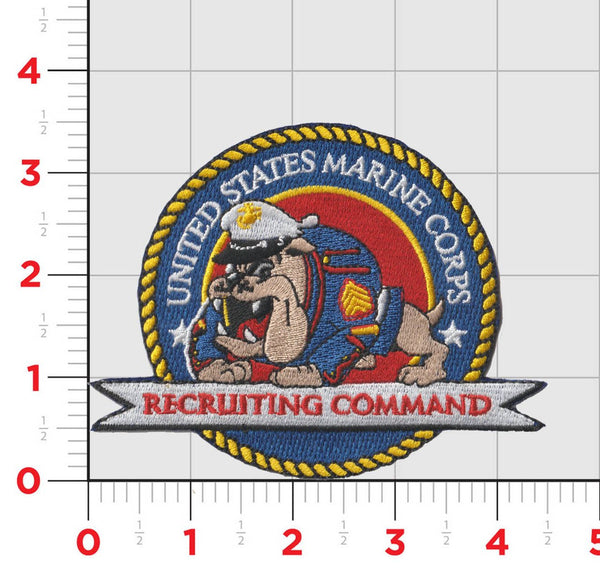 Officially Licensed USMC Recruiting Command Patches