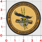 Officially Licensed USMC Communications & Electronics School Patch