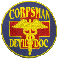 Corpsman Devil Doc-No Hook and Loop