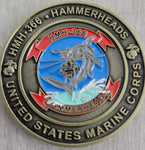 Officially Licensed HMH-366 Hammerheads Coin