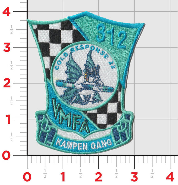 Official VMFA-312 Cold Response 2022 Squadron Patch