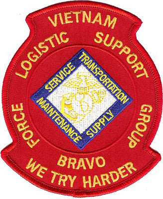 Officially Licensed USMC Force Logistics Support Group Bravo Patch