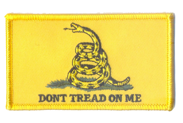 Gadsden Hat Patch Flag (Small)-With Hook and Loop