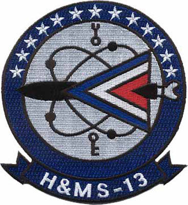 Officially Licensed USMC H&MS 13 Patch