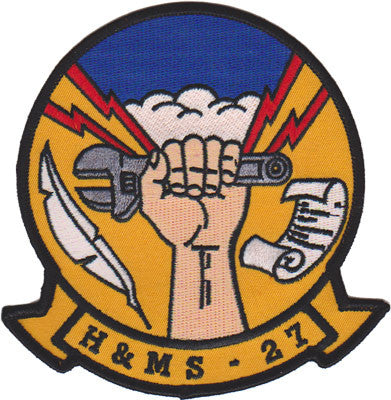 Officially Licensed USMC H&MS 27 Patch