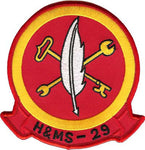 Officially Licensed USMC H&MS 29 Patch