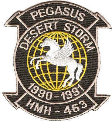 Officially Licensed USMC HMH-463 Pegasus Desert Storm Patch