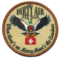 Official HMH-464 Dirty Air ITX 3-18 Desert Tan Patch