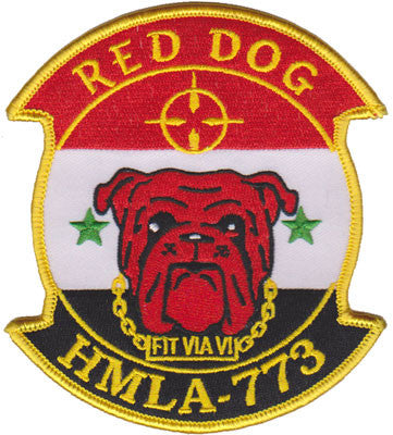 Official HMLA 773 Red Dogs Iraq Patch