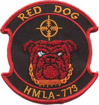 Officially Licensed USMC HMLA-773 Red Dog Patch