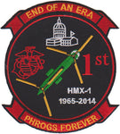 Officially Licensed HMX-1 Nighthawks CH-46 End of an Era Patch