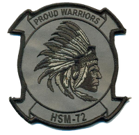 Officially Licensed US Navy HSM-72 Proud Warriors Squadron Patches