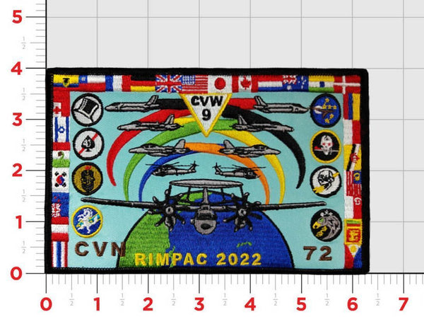 Official VAW-117 Wallbangers RIMPAC 2022 Cruise Patches