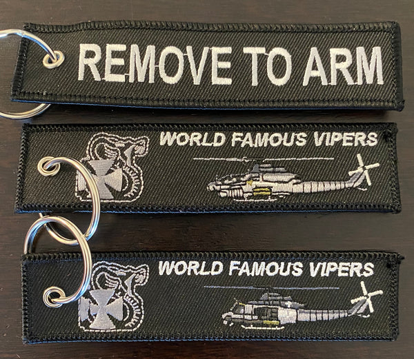 HMLA-169 Vipers "REMOVE TO ARM" Key Ring