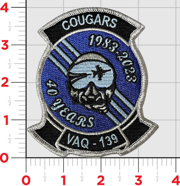 Official VAQ-139 40th Anniversary Patch