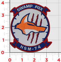 Officially Licensed US Navy HSM-74 Swamp Fox Red/White/Blue Chest Patch