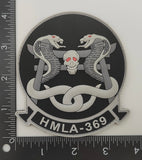 Officially Licensed USMC HMLA-369 Gunfighters Regular Squadron Patch