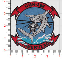 Officially Licensed USMC HMH-366 Hammerheads Squadron Patch