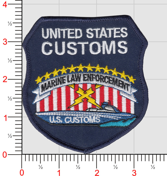 Legacy US Customs Marine Patch