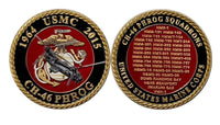 Officially Licensed USMC CH-46 Phrog Coin