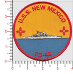 USS New Mexico BB-40 Patch