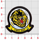 Officially Licensed USMC VMA-542 Tigers Hand Painted Leather Patch