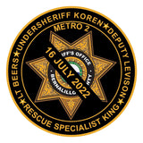 Official BCSO Metro 2 Memorial Patch & Sticker