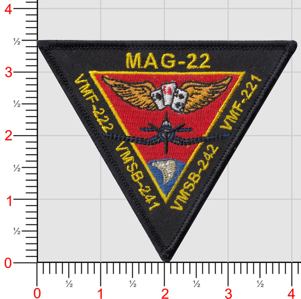 Officially Licensed USMC MATSG-22 MAG-22 Friday Squadron Patches