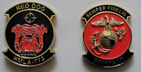 Officially Licensed HMLA-773 Red Dogs Coin