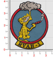 Officially Licensed US Navy RVAH-1 Smokin' Tigers Squadron Patch