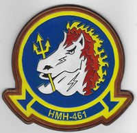 Officially Licensed HMH-461 Iron Horse Leather Patches