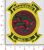 Officially Licensed USMC MALS-12 Marauders Patches