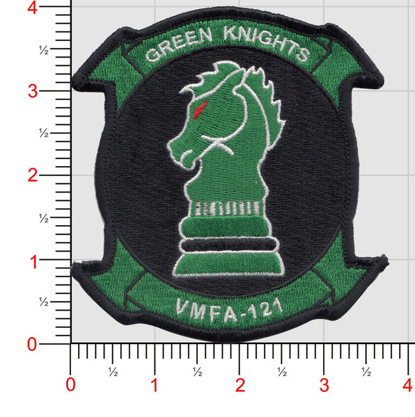 Officially Licensed USMC VMFA-121 Green Knights Patch