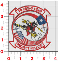 Officially Licensed US Navy Project Hellcat Training Wing 4 Patches